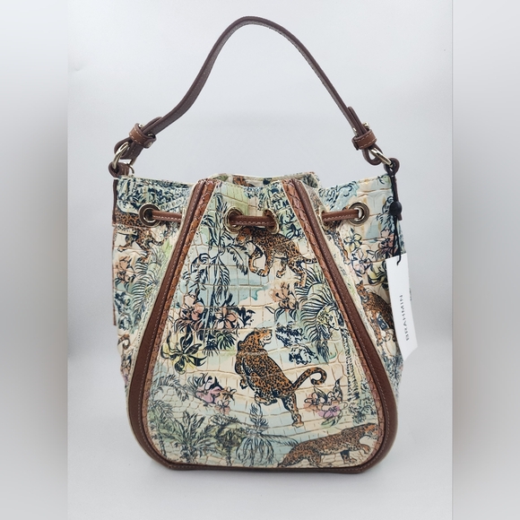 Brahmin Melinda Satchel in Souvenir Panthera NWT - Picture 6 of 15